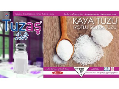 Tuzaş Rock Salt Iodized Table Salt
